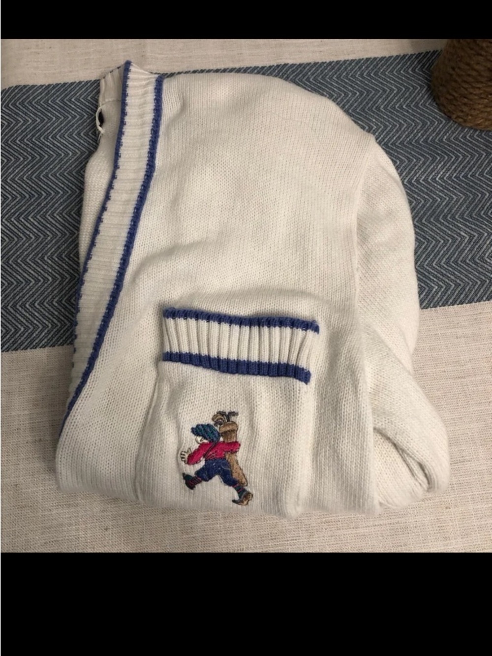 Vintage Pringle of Scotland Golf Cardigan Small - Picture 8 of 9